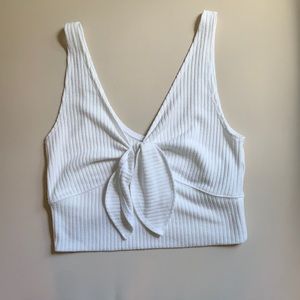 Abercrombie & Fitch knot-front tank